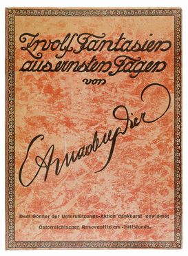  Amadeus Erhard Dier  (Vienna, 1893 - Klosterneuburg, 1969) : Zwolf fantasien aus ernsten tagen.  - Asta STAMPE E DISEGNI DAL XVI AL XX SECOLO - Libreria Antiquaria Gonnelli - Casa d'Aste - Gonnelli Casa d'Aste