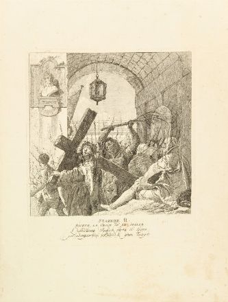  Giandomenico Tiepolo  (Venezia,, 1726 - 1804) : Via Crucis.  - Asta Stampe e Disegni - Libreria Antiquaria Gonnelli - Casa d'Aste - Gonnelli Casa d'Aste