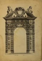 Livre d'architecture contenant plusieurs portiques de differentes inventions sur les cinq ordres de Colomnes.