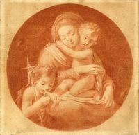 La Madonna col Bambino e San Giovannino (da Annibale Carracci?).