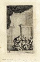 1) Minerva moglie di Lambertaccio partorisce un maiale.  2) Virginia impiccata ad una finestra del suo palazzo. 3) Cacciata dei Ghibellini.
