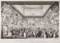 The exhibition of the Royal Academy.