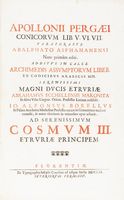 Conicorum lib. 5. 6. 7. [?] Additus in calce Archimedis Assumptorum liber.