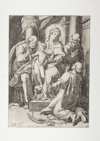La Vergine col Bambino e i santi Stefano, Pietro e Francesco.
