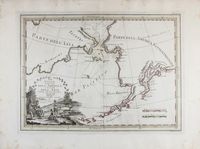 La coste Nord Ovest dell'America e Nord Est dell'Asia [...] delineate sulle ultime osservazioni del Cap. Cook.