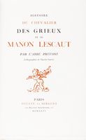 Histoire du Chevalier des Grieux et de Manon Lescaut. Lithographies de Charles Gurin.