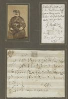 Autografo musicale firmato 'G. Rossini'.