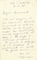4 lettere e 14 cartoline postali viaggiate autografe firmate inviate E. A. Marescotti, Stabilimento Ricordi e Tipografia degli Esercenti.