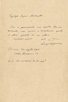 7 lettere autografe firmate inviate a E. A. Marescotti, Stabilimento Ricordi e altra sede.