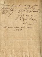 Lettera autografa firmata inviata al teorico e compositore Gottfried Weber, Darmstadt.