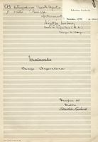 Malambo / Danza Argentina [?]. Con dedica autografa al direttore d'orchestra Ettore Panizza.