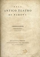 Dell'antico teatro di Padova.