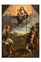 Madonna col Bambino e i santi Michele Arcangelo e Rocco.