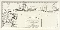 Partie de la coste de la Louisiane et de la Floride depuis le Mississipi jusqua St. Marc d'Apalache / dresse sur les manuscrits du Depost des plans de la marine par N.B.