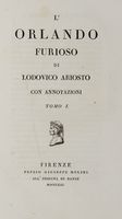 L' Orlando furioso di Lodovico Ariosto con annotazioni.