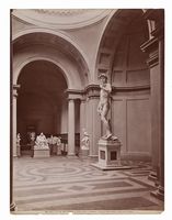 Galleria dell'Accademia. La tribuna di Michelangelo.