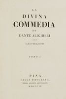 La Divina Commedia di Dante Alighieri con illustrazioni.