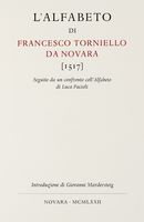 L' alfabeto di Francesco Torniello da Novara: (1517) seguito da un confronto coll'alfabeto di Luca Pacioli.