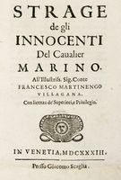 Strage de gli innocenti del cavalier Marino...