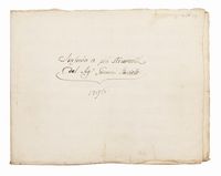 Sinfonia a più strumenti / del Sig.r Giovanni Paisiello / 1796. [Nelle altre carte la nota 'L?amor vendicato'].