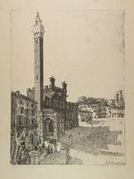 Siena, La Torre del Mangia.