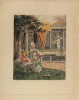 Illustrazione per 'La leçon d'amour dans un parc' di René Boylesve.