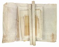 Raccolta di 19 pergamene, alcune di protonotari apostolici.