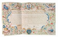 Raccolta di 58 manoscritti su pergamena e carta ? Famiglia Cavaselice - Salerno.