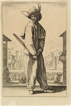  Jacques Callot  (Nancy, 1592 - 1635) : Scapino.  - Asta Stampe e Disegni - Libreria Antiquaria Gonnelli - Casa d'Aste - Gonnelli Casa d'Aste