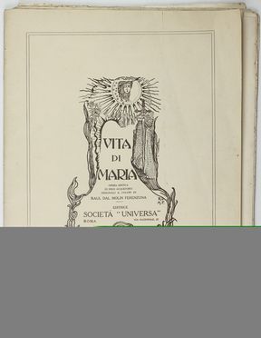  Raoul Dal Molin Ferenzona  (Firenze, 1879 - Milano, 1946) : Vita di Maria. Opera mistica di dieci acqueforti a colori...  - Auction Timed Auction: Prints & drawings - Libreria Antiquaria Gonnelli - Casa d'Aste - Gonnelli Casa d'Aste