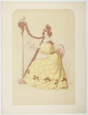  Eugène Jérôme Auguste Roedel  (Paris, 1859 - 1900), Henri Theodore Fantin-Latour  (Grenoble, 1836 - Buré, 1906) : La romance. L'immortalitè.  - Asta Asta a tempo: Stampe & disegni - Libreria Antiquaria Gonnelli - Casa d'Aste - Gonnelli Casa d'Aste