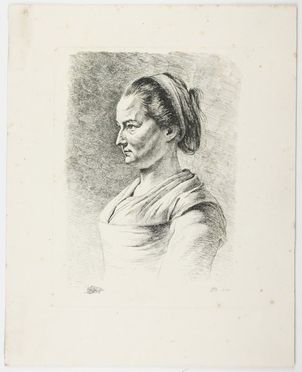  Jean Jacques De Boissieu  (Lione, 1737 - 1810) : Ritratto maschile. Ritratto femminile.  - Asta Asta a tempo: Stampe & disegni - Libreria Antiquaria Gonnelli - Casa d'Aste - Gonnelli Casa d'Aste