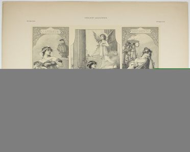 Lotto di 6 tavole da Allegorien Neue Folge.  - Auction Timed Auction: Prints & drawings - Libreria Antiquaria Gonnelli - Casa d'Aste - Gonnelli Casa d'Aste