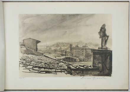  Luciano Guarnieri  (Firenze, 1930 - 2009) : Il nuovo ponte a Santa Trinita [?] prefazione di Pietro Annigoni.  - Asta Asta a tempo: Stampe & disegni - Libreria Antiquaria Gonnelli - Casa d'Aste - Gonnelli Casa d'Aste
