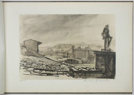  Luciano Guarnieri  (Firenze, 1930 - 2009) : Il nuovo ponte a Santa Trinita [?] prefazione di Pietro Annigoni.  - Auction Timed Auction: Prints & drawings - Libreria Antiquaria Gonnelli - Casa d'Aste - Gonnelli Casa d'Aste