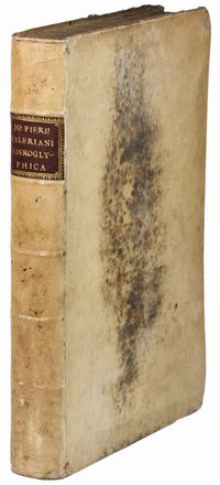  Valeriano Pierio : Hieroglyphica, sei de sacris Aegyptiorum, aliarumque gentium literis commentarii...  - Asta Manoscritti, Libri, Autografi, Stampe & Disegni - Libreria Antiquaria Gonnelli - Casa d'Aste - Gonnelli Casa d'Aste