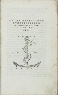  Valerius Maximus : Dictorum et factorum memorabilium libri novem.  - Asta Manoscritti, Libri, Autografi, Stampe & Disegni - Libreria Antiquaria Gonnelli - Casa d'Aste - Gonnelli Casa d'Aste