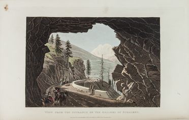  Shoberl Frederic : Picturesque tour from Geneva to Milan by the way of the Simplon. Illustrated with thirty six coloured views.  Gabriel [1] Lory, Gabriel [2] Lory, Maximilien (de) Meuron  - Asta Manoscritti, Libri, Autografi, Stampe & Disegni - Libreria Antiquaria Gonnelli - Casa d'Aste - Gonnelli Casa d'Aste