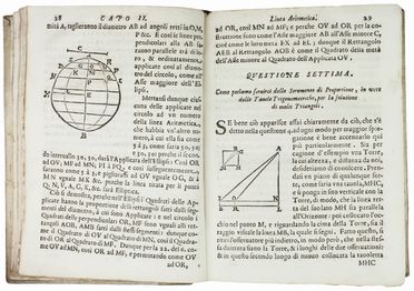  Casati Paolo : Fabrica et uso del Compasso di Proportione, dove si insegna &agrave; gli artefici il modo di fare in esso le necessarie divisioni.  Galileo Galilei  (1564 - 1642)  - Asta Manoscritti, Libri, Autografi, Stampe & Disegni - Libreria Antiquaria Gonnelli - Casa d'Aste - Gonnelli Casa d'Aste