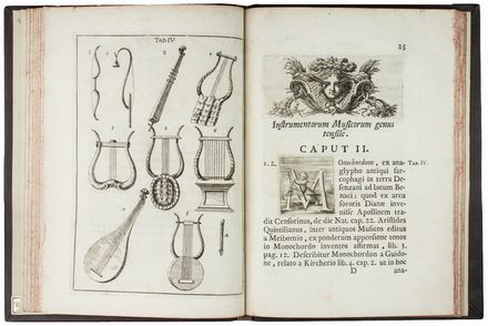  Bianchini Francesco : De tribus generibus instrumentorum musicae veterum organicae dissertatio.  - Asta Manoscritti, Libri, Autografi, Stampe & Disegni - Libreria Antiquaria Gonnelli - Casa d'Aste - Gonnelli Casa d'Aste