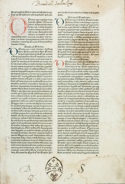  Isidorus Hispalensis (santo) : Etymologiae. De summo bono. Incunabolo, Collezionismo e Bibiografia  - Auction Manuscripts, Books, Autographs, Prints & Drawings - Libreria Antiquaria Gonnelli - Casa d'Aste - Gonnelli Casa d'Aste