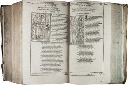  Wolf Johann : Lectionum Memorabilium et Reconditarum [...]. Tomus (Primus) -Secundus.  Jost Amman  (Zurigo, 1539 - Norimberga, 1591), Jacob Lederlein  - Asta Manoscritti, Libri, Autografi, Stampe & Disegni - Libreria Antiquaria Gonnelli - Casa d'Aste - Gonnelli Casa d'Aste