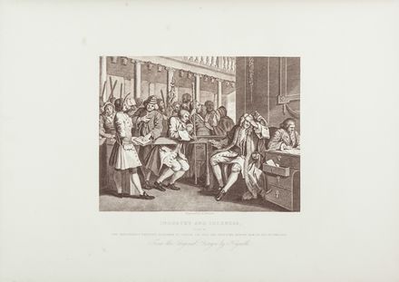  Hogarth William : The complete works [...] in a series of one hundred and fifty steel engravings from the original pictures...  - Asta Manoscritti, Libri, Autografi, Stampe & Disegni - Libreria Antiquaria Gonnelli - Casa d'Aste - Gonnelli Casa d'Aste
