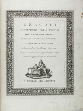  Guarana Jacopo : Oracoli, auguri, aruspici, sibille indovini della religione pagana.  - Asta Manoscritti, Libri, Autografi, Stampe & Disegni - Libreria Antiquaria Gonnelli - Casa d'Aste - Gonnelli Casa d'Aste