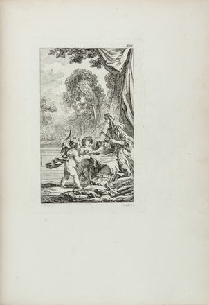  Erasmus Roterodamus : L'eloge de la folie, traduit du latin d'Erasme par M. Gueudeville...  Nicolas Gueudeville, Christophe Charles Eisen, Noel Lemire, Jean-Jacques Flipart  (Parigi, 1719 - 1782)  - Asta Manoscritti, Libri, Autografi, Stampe & Disegni - Libreria Antiquaria Gonnelli - Casa d'Aste - Gonnelli Casa d'Aste