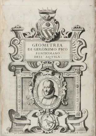  Pico Geronimo : Geometria.  Giacomo Lauro  (Attivo a Roma, 1583 - 1645, )  - Asta Manoscritti, Libri, Autografi, Stampe & Disegni - Libreria Antiquaria Gonnelli - Casa d'Aste - Gonnelli Casa d'Aste