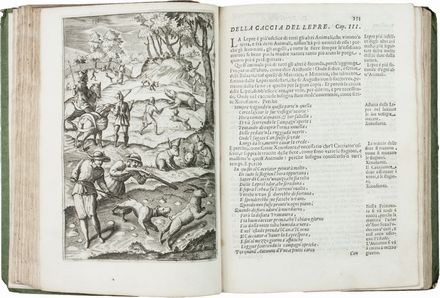  Raimondi Eugenio : Delle caccie [...] Libri quattro, Aggiuntovi 'n questa nuova impressione il Quinto Libro della Villa.  - Asta Manoscritti, Libri, Autografi, Stampe & Disegni - Libreria Antiquaria Gonnelli - Casa d'Aste - Gonnelli Casa d'Aste