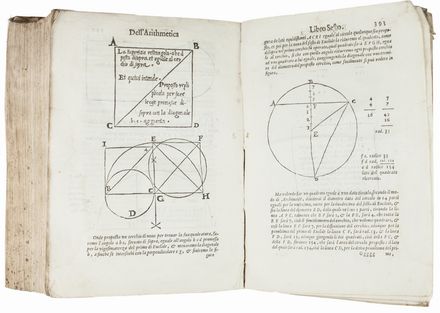  Unicorno Giuseppe : De l'Arithmetica Universale [...], parte prima (-seconda): nella quale si contiene non solo la Theorica di tutti i Numeri, ma ancora la Prattica appartenente a tutti i negotij humani...  - Asta Manoscritti, Libri, Autografi, Stampe & Disegni - Libreria Antiquaria Gonnelli - Casa d'Aste - Gonnelli Casa d'Aste