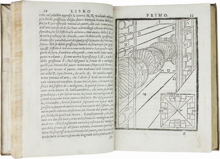  Zanini Giuseppe Viola : Della architettura, Libri Due...  - Asta Manoscritti, Libri, Autografi, Stampe & Disegni - Libreria Antiquaria Gonnelli - Casa d'Aste - Gonnelli Casa d'Aste