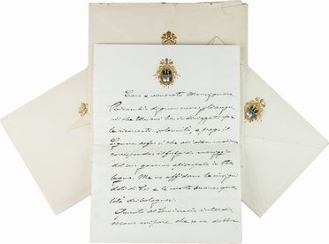  Benedictus [papa XV] : Raccolta di 26 lettere autografe firmate.  - Asta Manoscritti, Libri, Autografi, Stampe & Disegni - Libreria Antiquaria Gonnelli - Casa d'Aste - Gonnelli Casa d'Aste